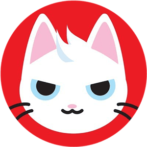 cat in a dogs world (MEW) logo